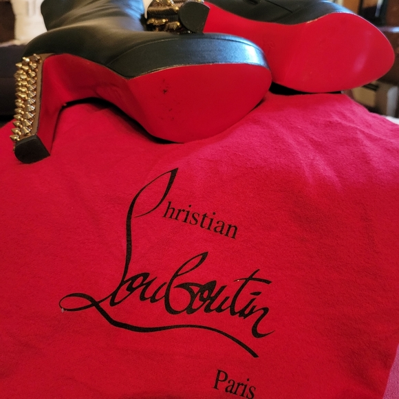 CHRISTIAN LOUBOUTIN-Taylor Booty 140 Calf Specchio Heel - Picture 4 of 5